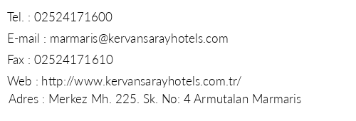 Kervansaray Marmaris Apart telefon numaralar, faks, e-mail, posta adresi ve iletiim bilgileri